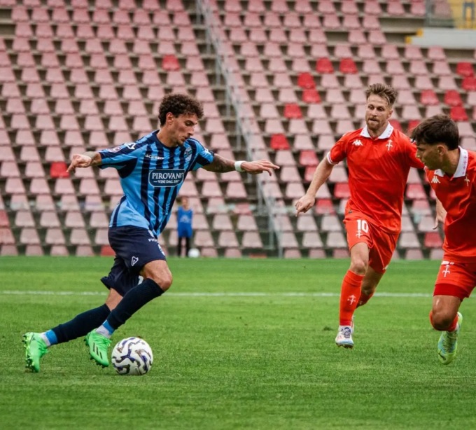 Il Lecco va in vantaggio, poi viene raggiunto