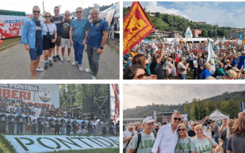 Pontida 2025: Lega tra applausi per Kirk, Europa cristiana