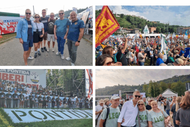 Pontida 2025: Lega tra applausi per Kirk, Europa cristiana