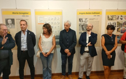 Inaugurata la mostra “La satira a Lecco”