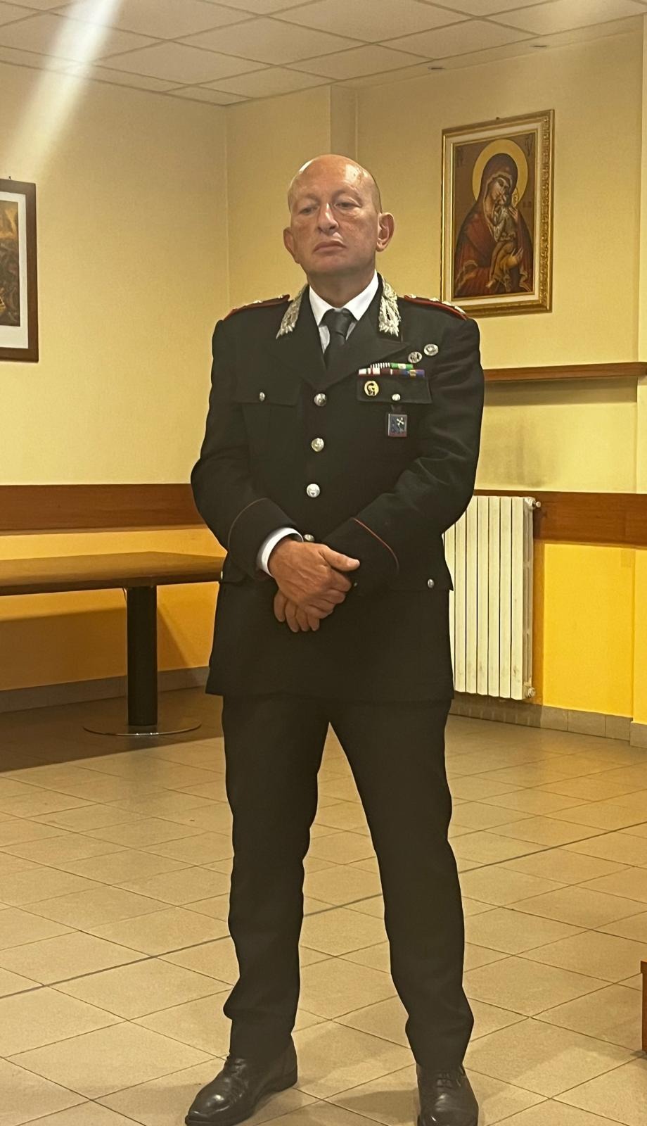 Il Ten.Col. Teodoro Saggese