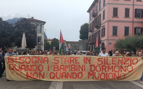 In più di 1000 al corteo pro Palestina
