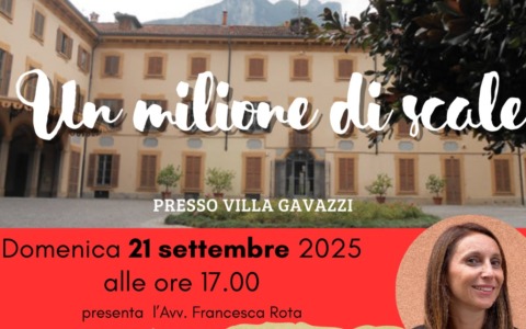 Valmadrera, a Villa Gavazzi la presentazione in anteprima nazionale del nuovo romanzo di Giacinta Cavagna di Gualdana