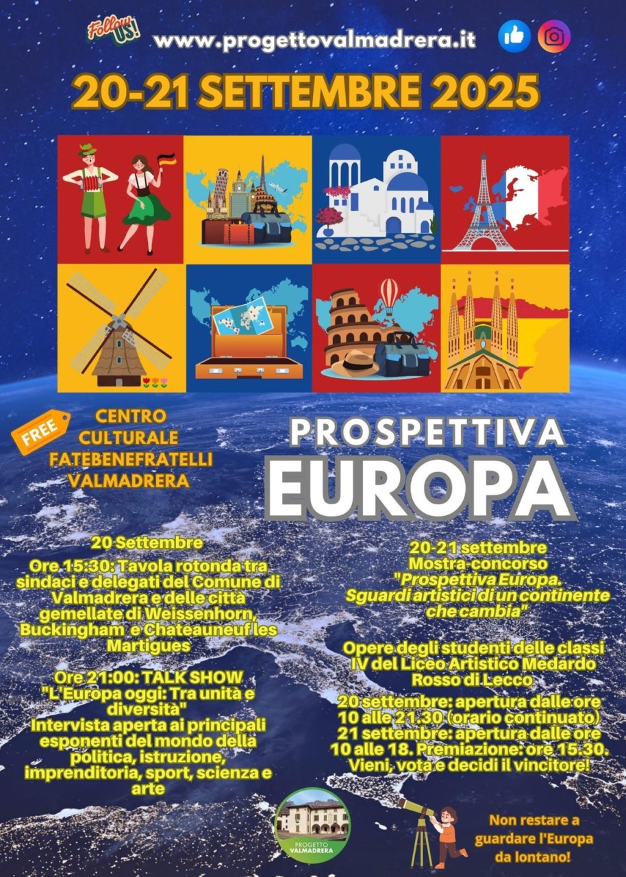 Progetto Valmadrera: un weekend per riflettere sull’Europa che cambia
