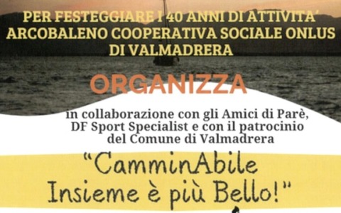 “CamminAbile”: la cooperativa Arcobaleno di Valmadrera festeggia 40 anni