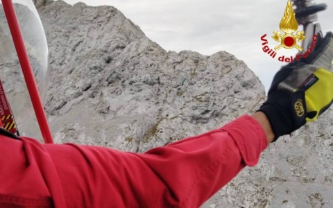 In pericolo in Grigna: salvati due giovani
