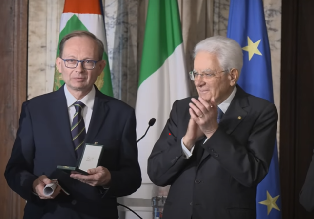 Guglielmo Eugenio Vavassori della Omet di Molteno premiato al Quirinale con la Stella al Merito del Lavoro
