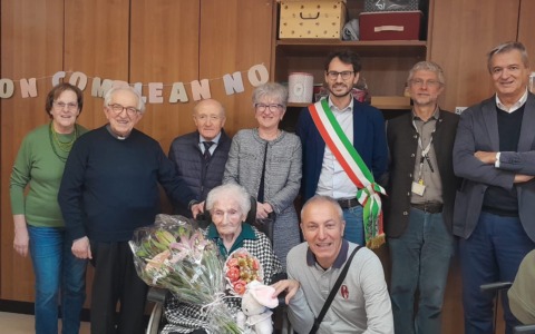 Lecco festeggia i 100 anni di Odilla Fumagalli