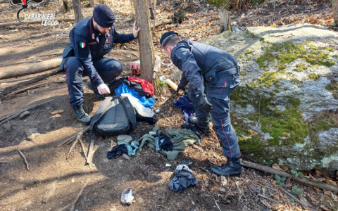 Valsassina, blitz antidroga dei Carabinieri: smantellati due bivacchi dei pusher