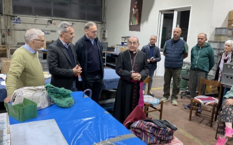Valmadrera, 40 anni per la cooperativa Dimensione Lavoro: la visita dell’arcivescovo