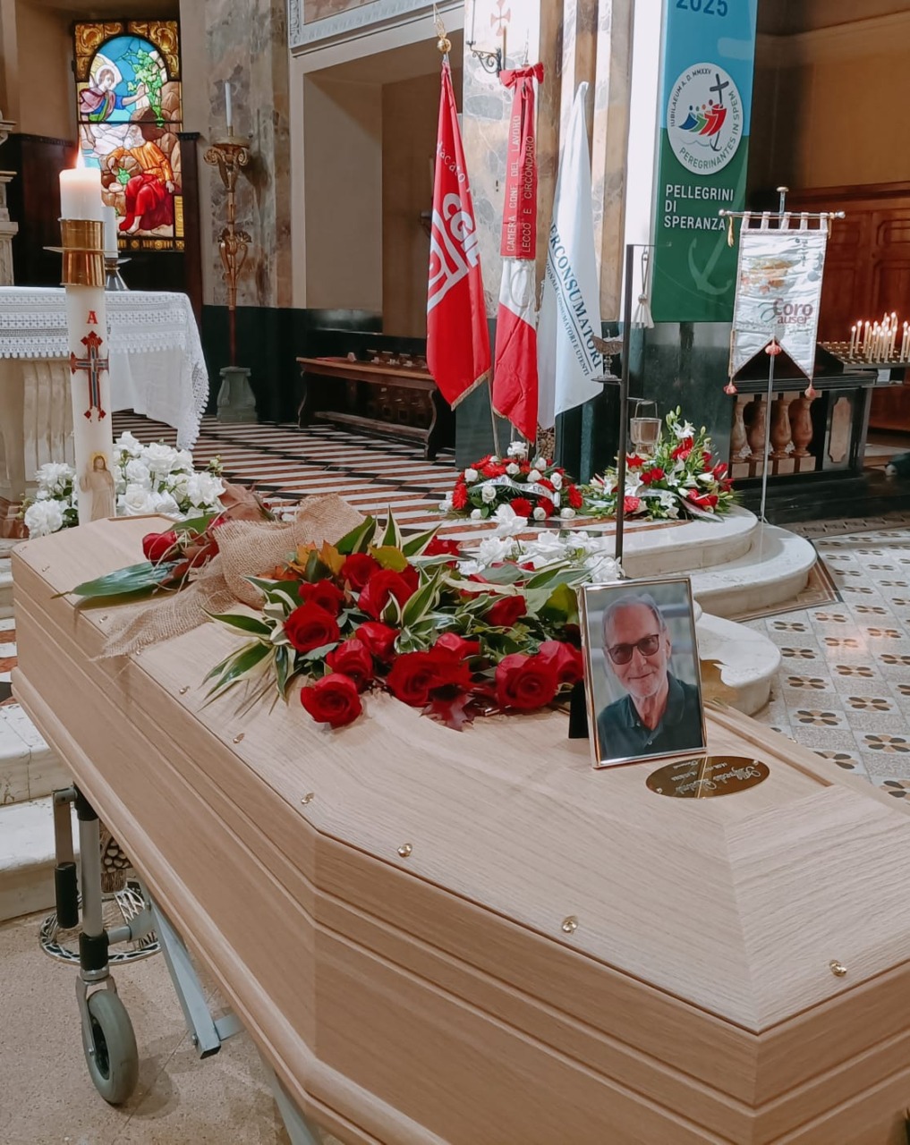 Ultimo saluto ad Alfredo Licini: commozione e riconoscenza a Lecco