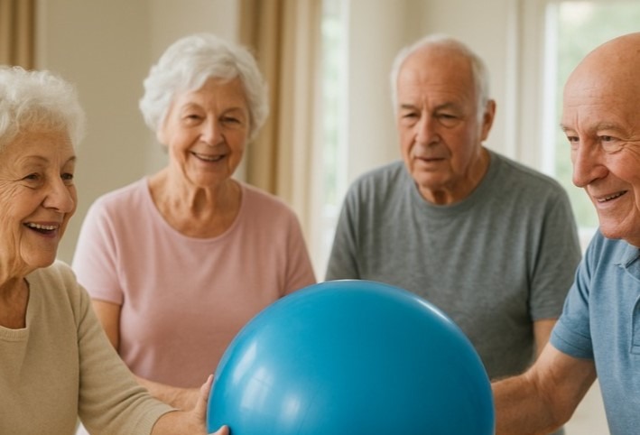 Valmadrera, continuano gli appuntamenti con le attività psicomotorie over 60 a Villa Ciceri