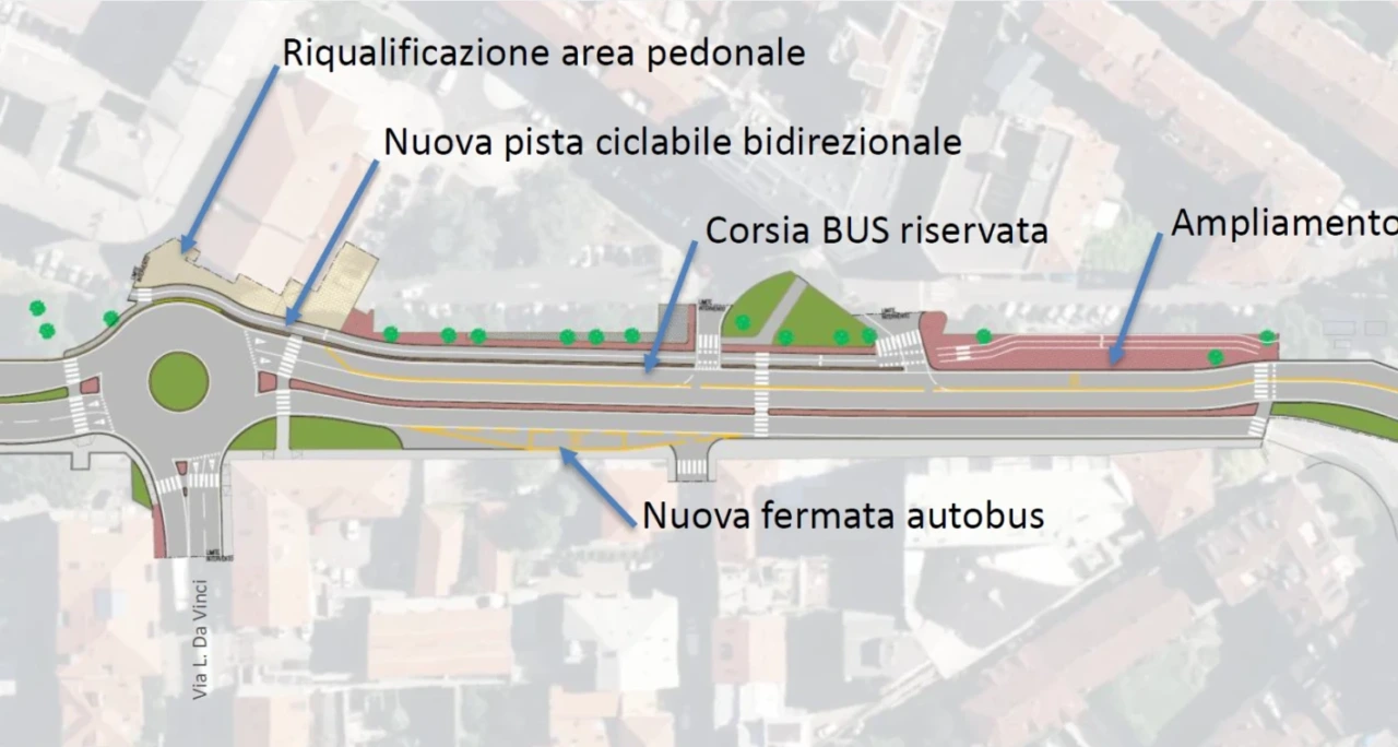 Lecco, rotonda di viale Costituzione: affidati i lavori per  800 mila euro