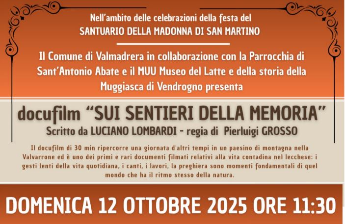 “Sui sentieri della memoria”: a Valmadrera un docufilm per riscoprire l’atmosfera della vita contadina