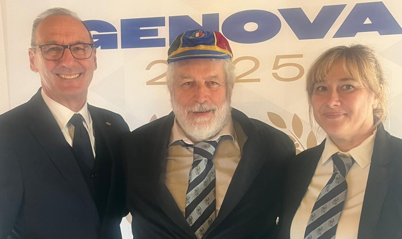 Il Rugby Lecco premiato dal presidente della Federazione Italiana Rugby per il 50° anniversario