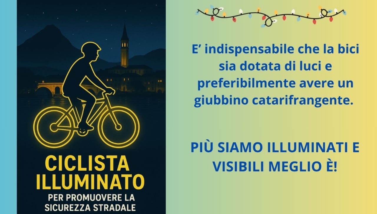 “Il ciclista illuminato”: un evento per promuovere la sicurezza in bici con Fiab Lecco Ciclabile