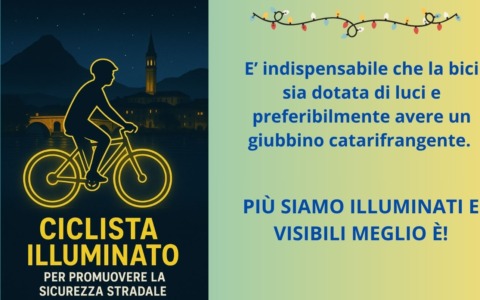 “Il ciclista illuminato”: un evento per promuovere la sicurezza in bici con Fiab Lecco Ciclabile