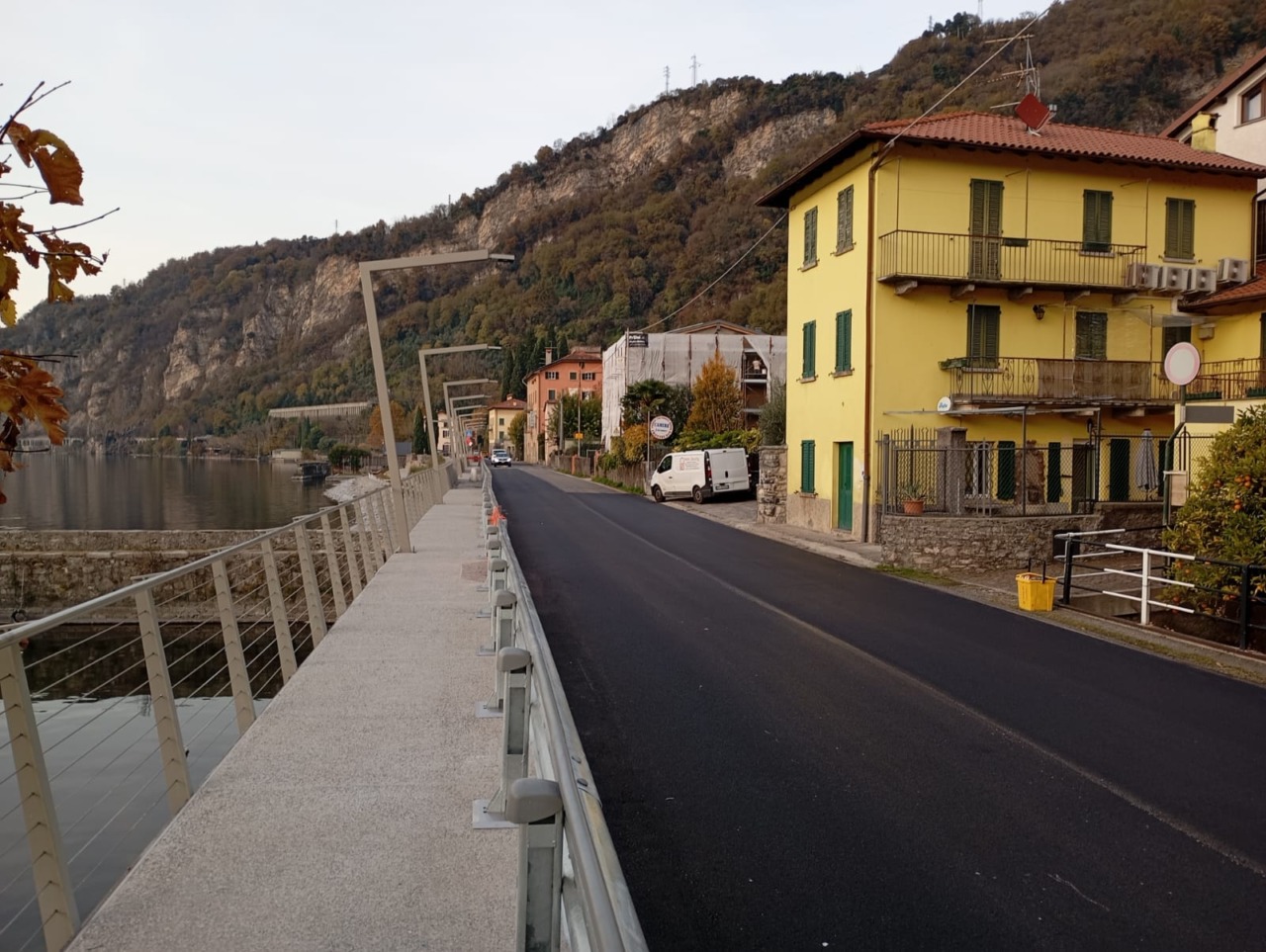 Sp 72: verso la conclusione i lavori nel tratto di Olcio