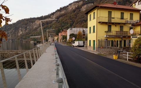 Sp 72:  verso la conclusione i lavori nel tratto di Olcio