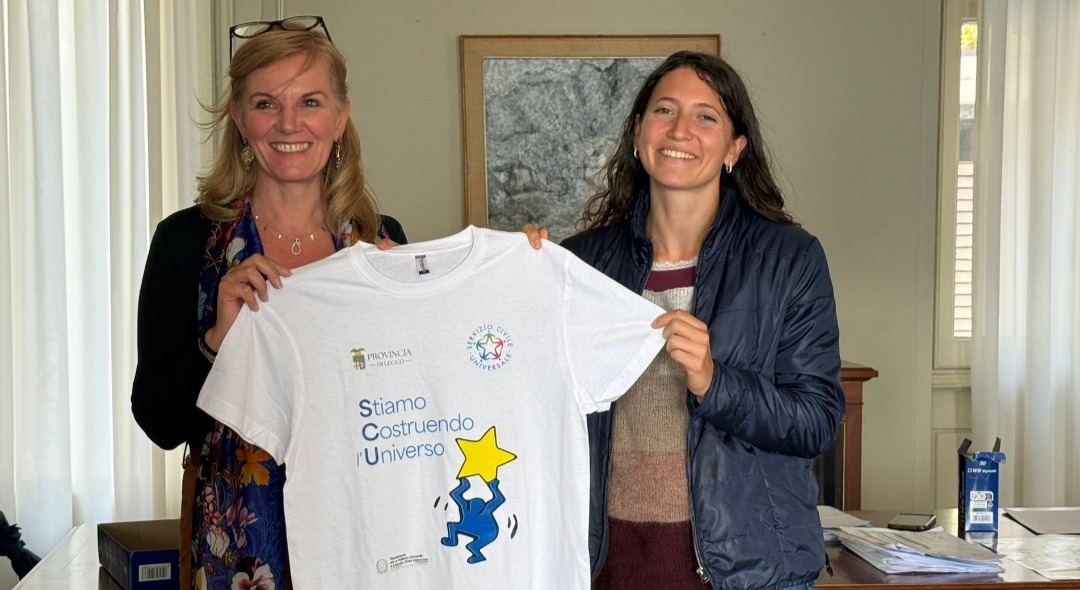 Servizio civile universale: i volontari hanno la loro maglietta ufficiale