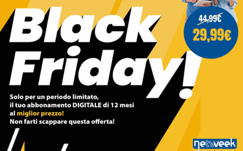 Promo Black Friday: abbonamento digitale al Giornale di Lecco con il 33% di sconto
