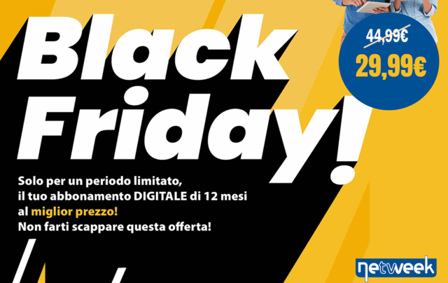 Promo Black Friday: abbonamento digitale al Giornale di Lecco con il 33% di sconto