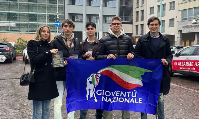 Lecco: Gioventù Nazionale  in piazza per la sicurezza e il decoro urbano