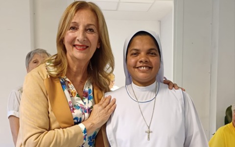 Valmadrera, festa in Rsa per suor Lina