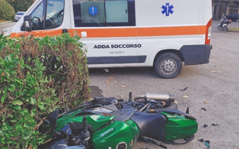 Schianto auto moto alle Fornasette