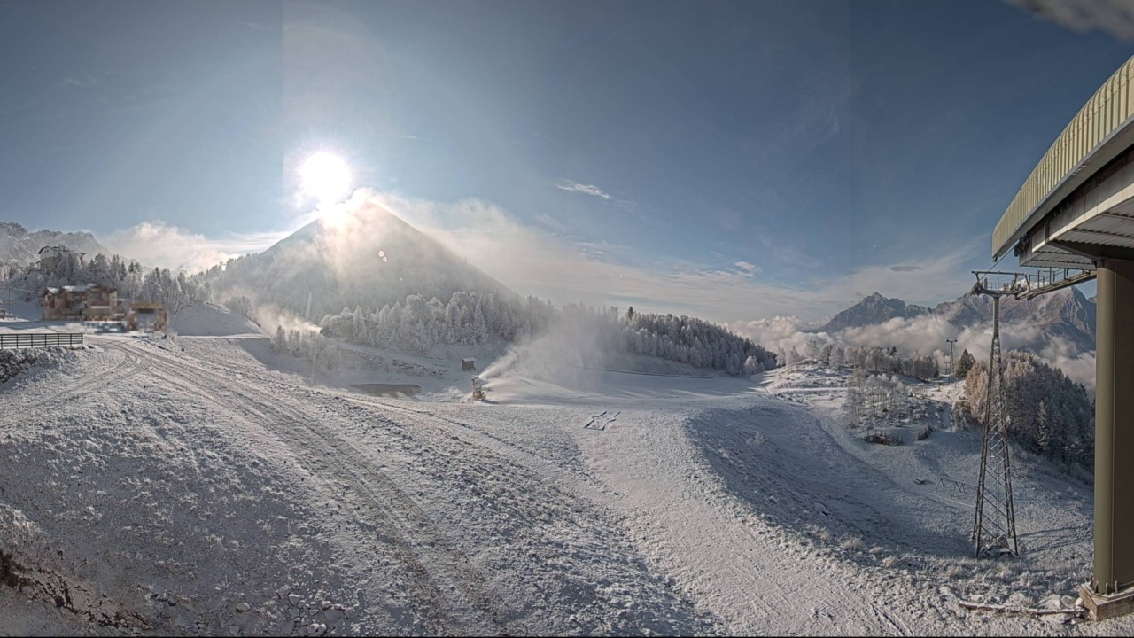 Neve sulle montagne lecchesi e domani possibili fiocchi anche più in basso