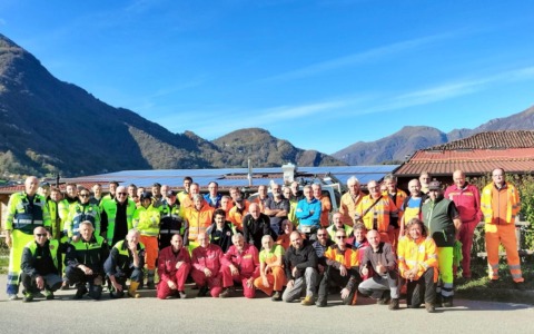 “Fiumi Sicuri”: a Ballabio un’operazione da record per la Protezione Civile