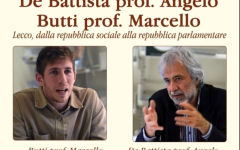 Uni 3 Valmadrera: i professori De Battista e Butti presentano “Lecco, dalla repubblica sociale alla repubblica parlamentare”
