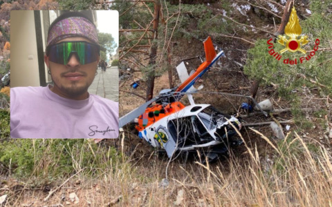 Elicottero caduto in Valtellina, morto un ragazzo di Valmadrera