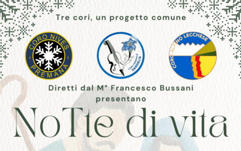 Coro Alpino Lecchese, Coro Nives e Coro Vandelia in concerto a Valmadrera