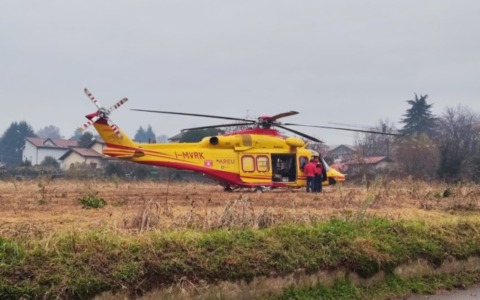 Ragazzina investita  tra Robbiate e Merate, in volo anche l’elicottero