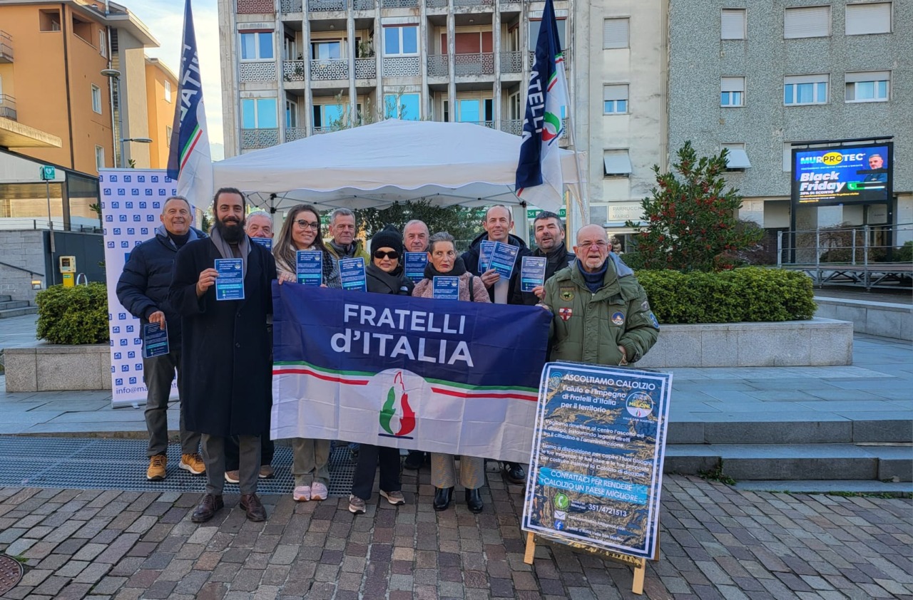 Fratelli d’Italia a Calolziocorte riparte dall’Ascolto dei Cittadini