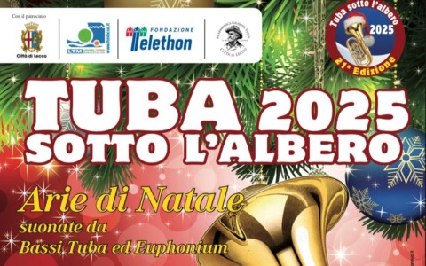 “Tuba sotto l’albero” torna a Lecco in piazza XX Settembre