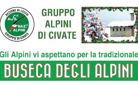 Civate, il 23 e 24 dicembre la tradizionale “Buseca degli Alpini”