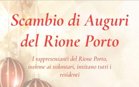Malgrate, il 24 lo scambio di auguri al rione Porto