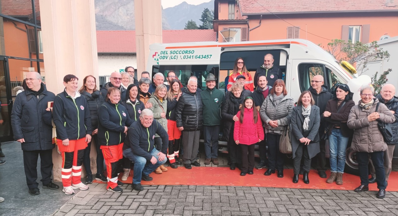 Volontari del Soccorso di Calolziocorte, inaugurato un nuovo mezzo