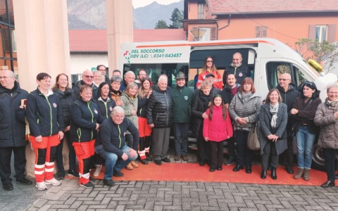 Volontari del Soccorso di Calolziocorte, inaugurato un nuovo mezzo