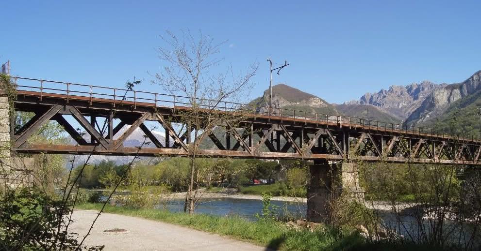Il ponte ciclabile tra Calolzio e Olginate sarà chiuso per manutenzione