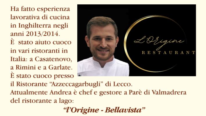 A Uni 3 Valmadrera un’idea per il pranzo di Natale con lo chef Andrea Locatelli