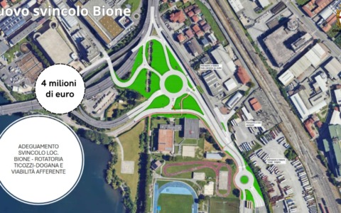 Lecco, il 16 gennaio apre il maxi svincolo del Bione