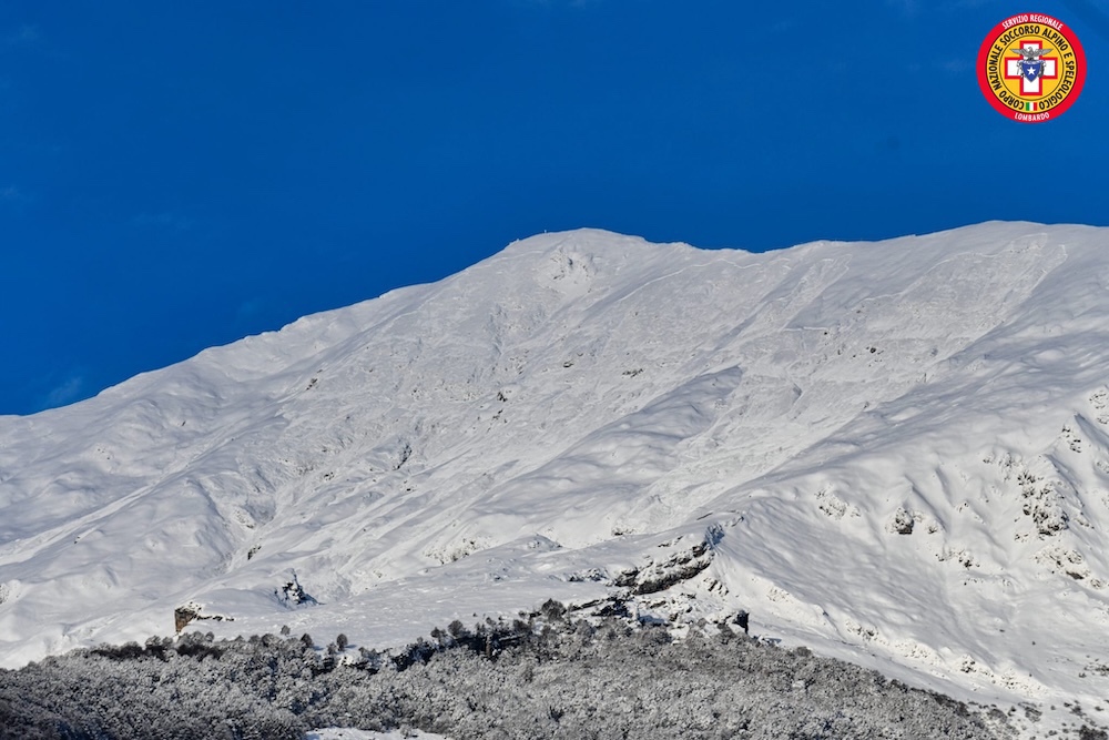 Allarme valanga sul Grignone: nessun ferito, monitoraggio in corso