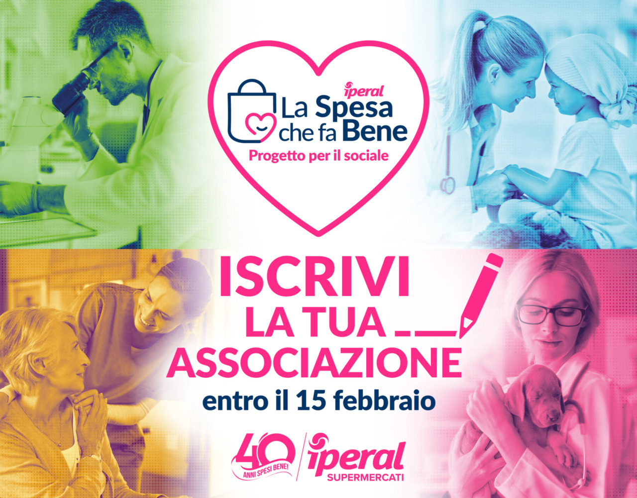 350.000 euro per il Terzo Settore: torna l’iniziativa “La Spesa che fa bene – Iperal per il Sociale”