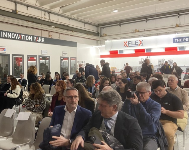 La platea del Tech4Students Day ospitata negli spazi dell'Innovation Park.