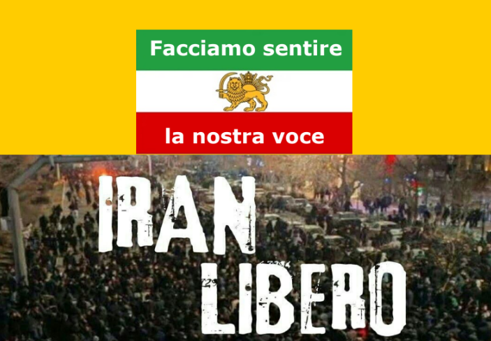 Presidio a Lecco Per la libertà e la democrazia in Iran