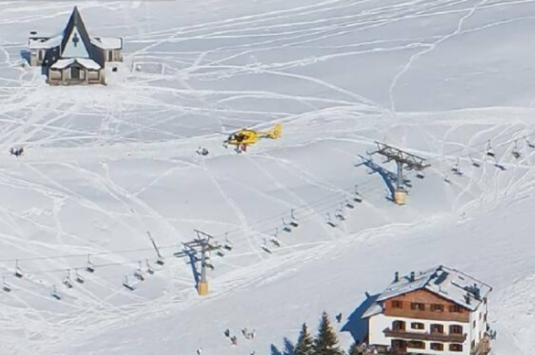 Malore sulle piste da sci a Bobbio: 75enne in codice rosso