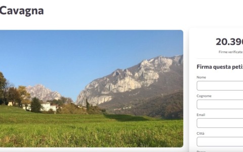 Zero edificazione a Cavagna: superate le 20mila firme raccolte